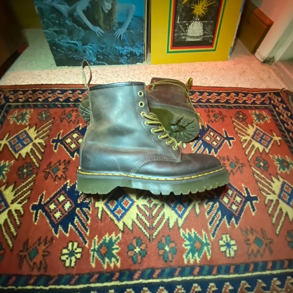 Dr. Martens 1460 Bex Crazy Horse Leather Boots - Picture 6 of 8